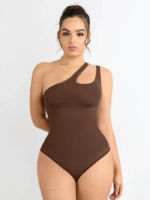 One Shoulder Shapewear Bodysuit