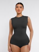 Seamless Cap Sleeve Shapewear Bodysuit