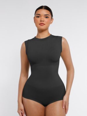 Seamless Cap Sleeve Shapewear Bodysuit