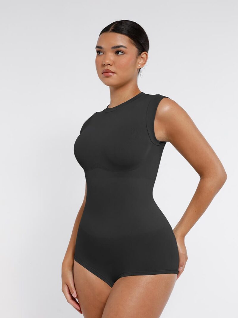 Seamless Cap Sleeve Shapewear Bodysuit - Image 4