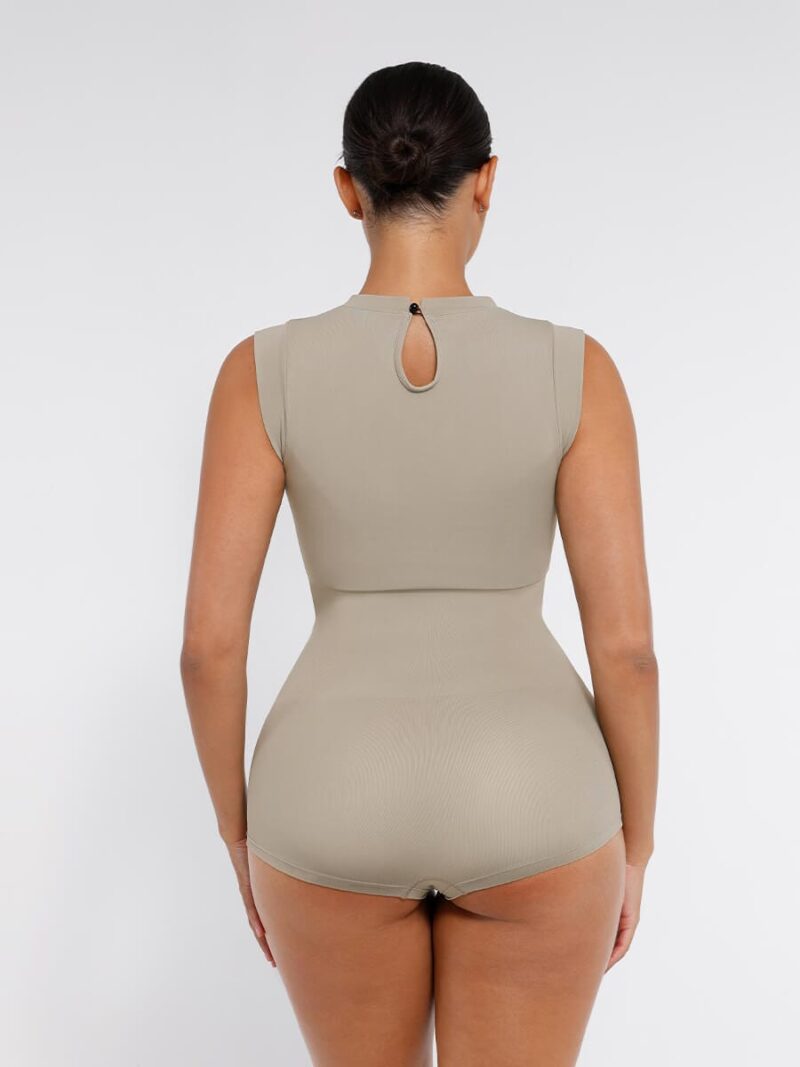 Seamless Cap Sleeve Shapewear Bodysuit - Image 7