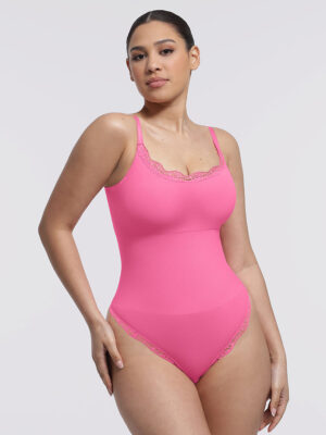 Seamless Lace Cami Shaping Bodysuit