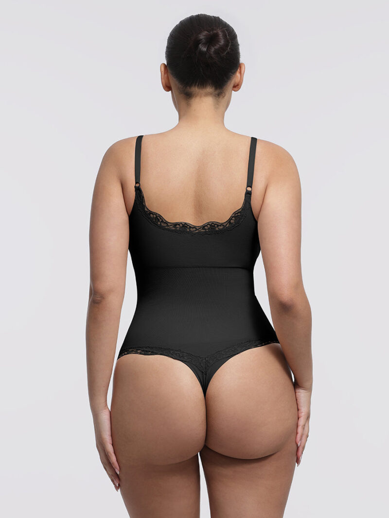 Seamless Lace Cami Shaping Bodysuit - Image 12