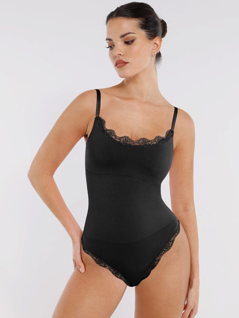 Seamless Lace Cami Shaping Bodysuit - Image 13
