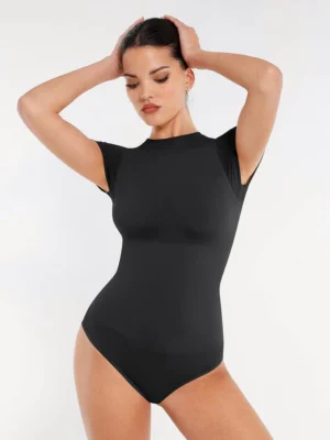 Seamless Short Sleeve Shaping Bodysuit